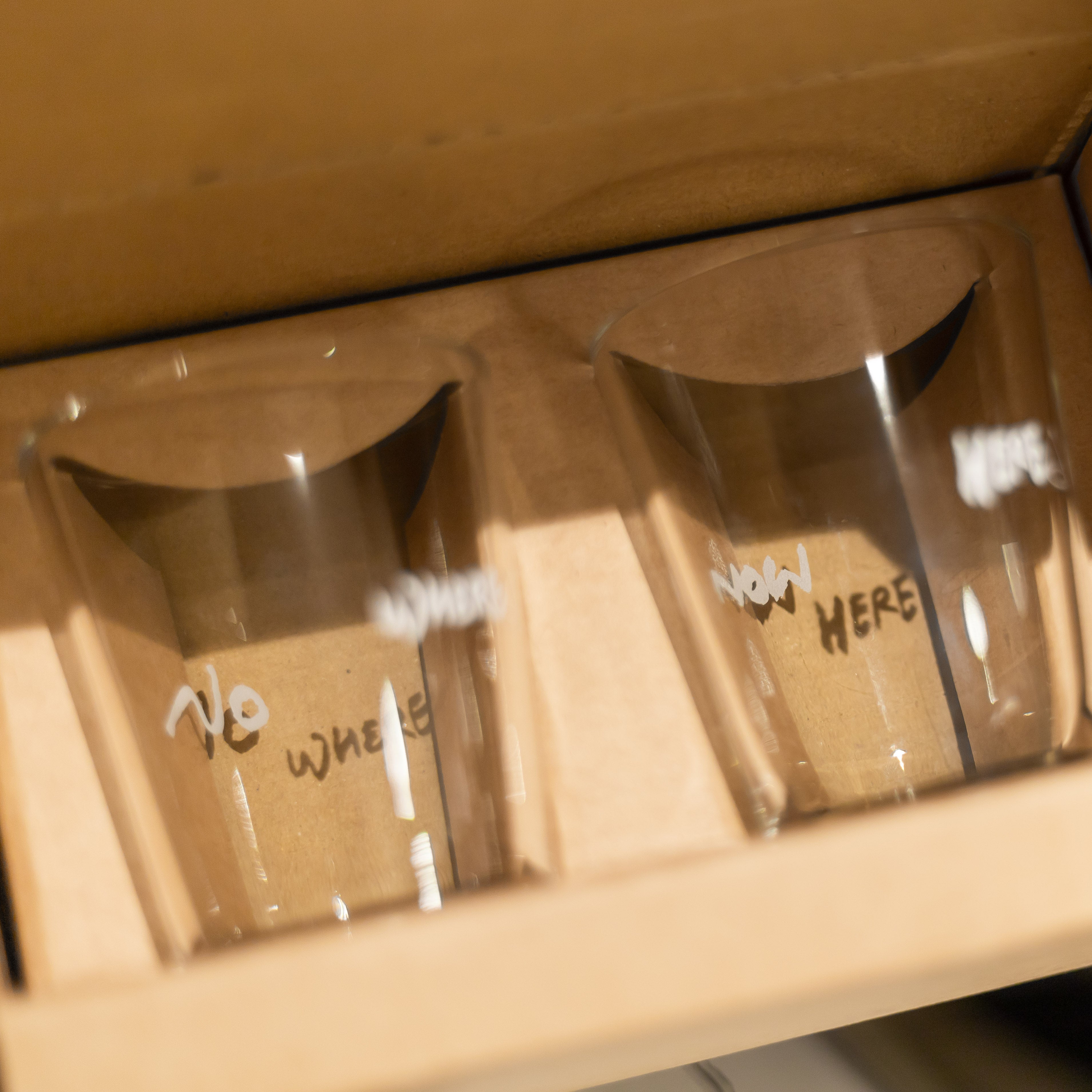 No where, now here 熱炒杯/酒杯 Taiwanese beer glasses